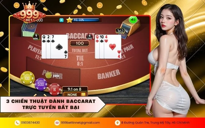 3 chiến thuật đánh baccarat trực tuyến bất bại
