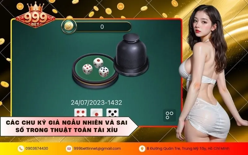 Các chu kỳ giả ngẫu nhiên và sai số trong thuật toán tài xỉu
