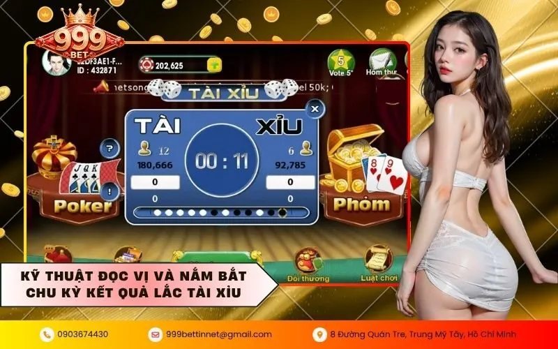 Kỹ thuật đọc vị và nắm bắt chu kỳ kết quả lắc tài xỉu