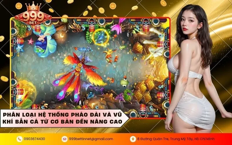 Phân loại hệ thống pháo đài và vũ khí bắn cá từ cơ bản đến nâng cao