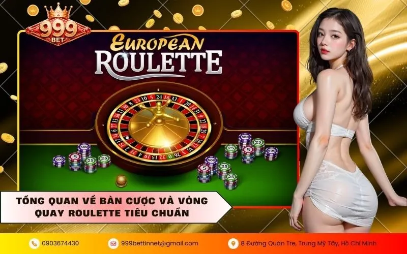 Tổng Quan Về Bàn Cược Và Vòng Quay Roulette Tiêu Chuẩn